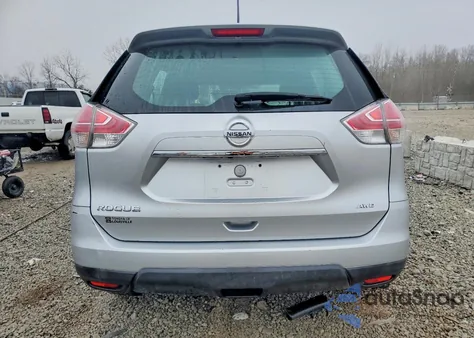 2016 Nissan Rogue S из США, поврежденный, VIN KNMAT2MV7GP667890